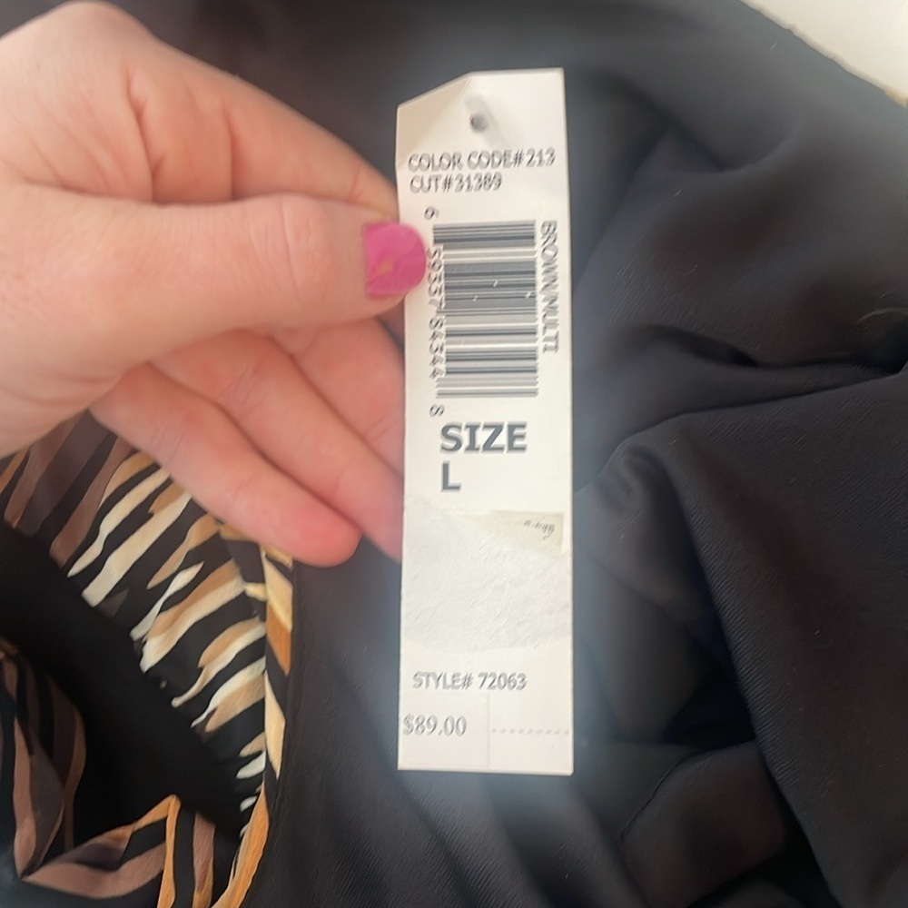 NWT Tiana B. Sleeveless Print Dress - Picture 7 of 10
